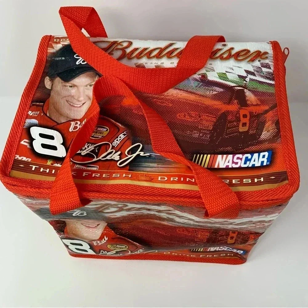 Dale Earnhardt Jr Budweiser COOLER -24 Can Insulated Soft Sided Bag Nascar